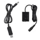 thumbnail image 2 of Adaptador de batería ficticia NP-FW50, kit de acoplador USB de CC, cargador de adaptador de corriente USB de 5 V y 2 A A, 2 of 9