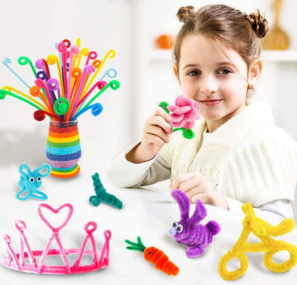 Arts And Crafts Supplies Kits For Kids Girls Wax Sticks Pipe Cleaners Pompoms Craft Art Sets For Toddlers Age 4 5 6 7 8 9 All In One D I Y Crafting Collage Arts Pack For Arts And Crafts Supplies Kits For Kids Girls Wax Sticks Pipe Cleaners Pompoms Craft Art Sets For Toddlers Age 4 5 6 7 8 9 All In One D I Y Crafting Collage Arts Pack For