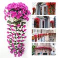 thumbnail image 3 of Wall Hanging Basket Flower For Valentine's Day Wedding Home Decor Realistic Non Toxic, 3 of 5