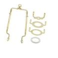 thumbnail image 2 of Arpa de sombra de lámpara, soporte, soporte de pantalla de lámpara, soporte, soporte ajustable elevando la lámpara de lámpara de lámpara accesorio de oro, 2 of 10
