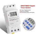 thumbnail image 1 of Electronic Weekly 7 Days Programable Digital Industrial Time Switch Relay Timer Control Ac 220v 16a Din Rail Mount Drop ShuxiuWang 8390613566041, 1 of 1