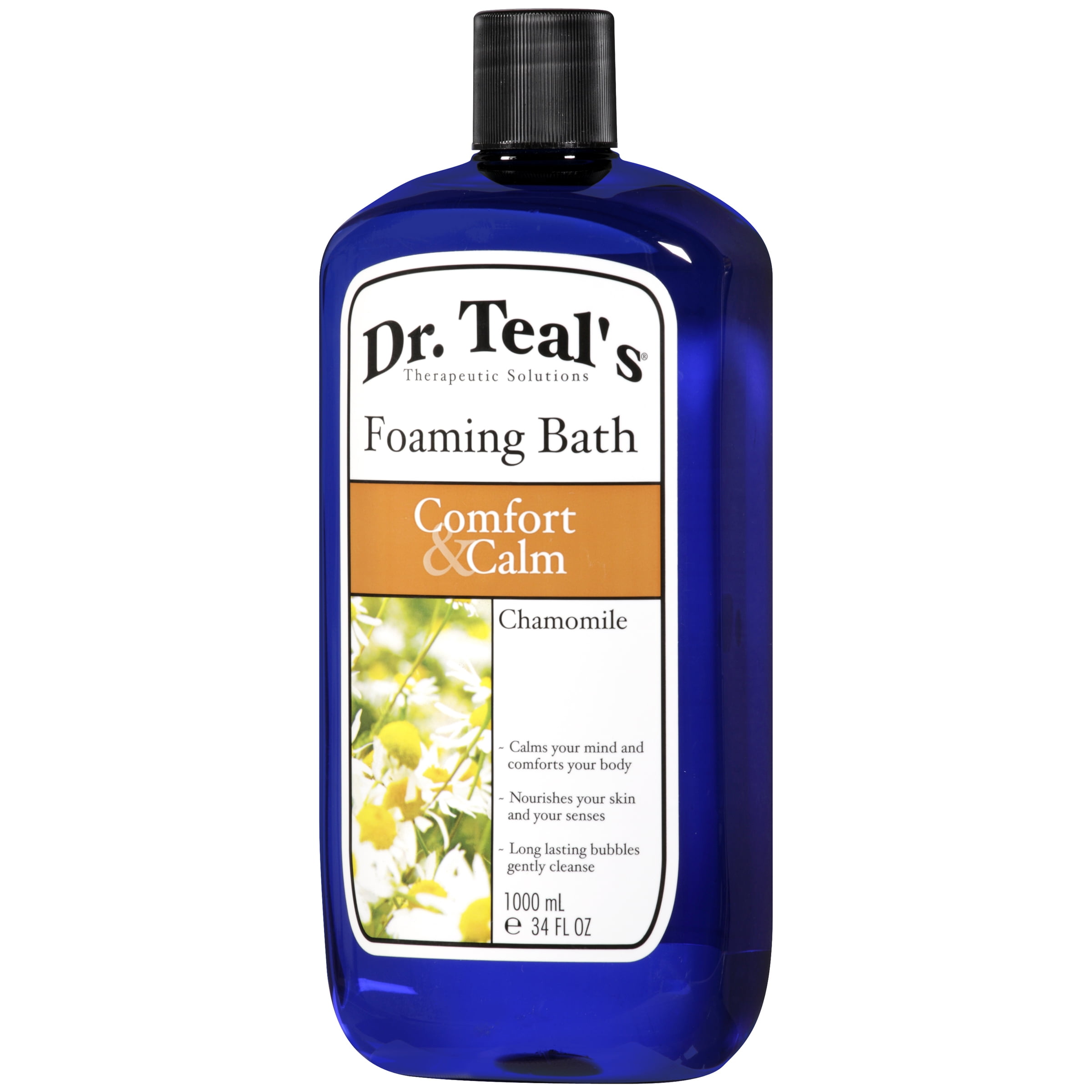 Dr Teals Foaming Bubble Bath With Pure Epsom Salt And Chamomile 34 Fl