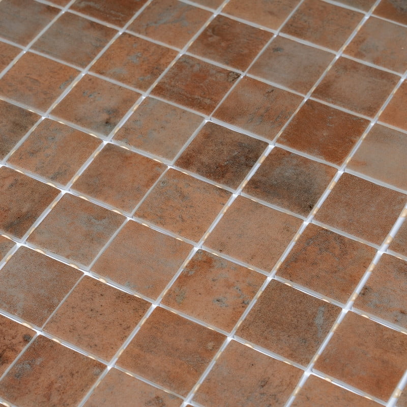Lucenza 12x12 in. Taupe Matte Recycled Glass Uniform Square Mosaic Wall and Floor Tile (10.6 sq ft/case, 10-Pack)