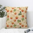 thumbnail image 4 of Pofeuu Floral Strawberr Print Double-sided plush pillowcase Square Throw Pillow Covers Pillows Cover for Living Room Bedroom Sofa Couch Cushion Cover（No pillow core）-26"x26", 4 of 7