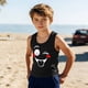 thumbnail image 2 of Niños Pequeños Camisola 3-15Years sin Mangas Tela Suave Gradiente Impresión Moda Linda para la Fiesta Informal, 2 of 8