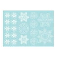 thumbnail image 3 of Cheers.US Christmas Window Clings Snowflake Decorations - Winter Xmas Party Supplies - Santa Claus Elf Reindeer Kid Peeking Decals Reusable Static Adhesive Sticker, 3 of 3
