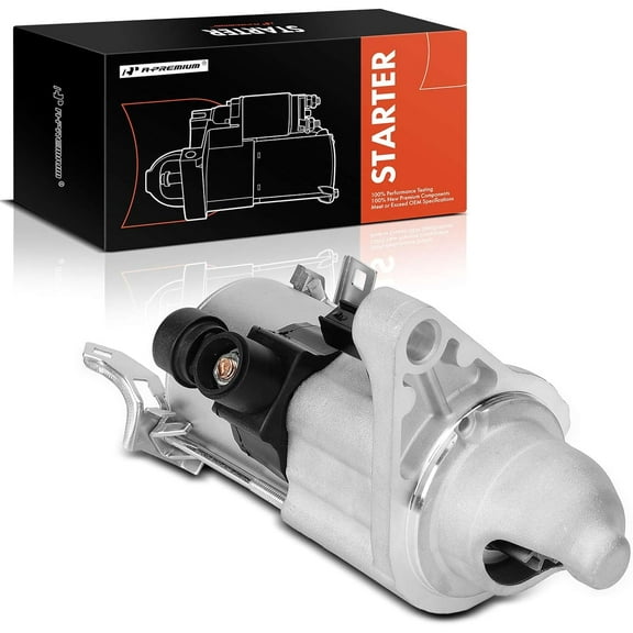 A-Premium Starter Motor Compatible with Honda Civic 2012-2015 1.8L, HR-V HRV 2016-2022 1.8L & Acura ILX 2013-2015 2.0L, 12V 1.4KW 9-Teeth Clockwise, Replace# 31200-R1A-A01, 31200-R1A-A11