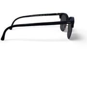 Ray-Ban Clubmaster Classic Sunglasses, Bold Square Eyeglasses with Case, Black on Arista/G-15 Green, Size 49