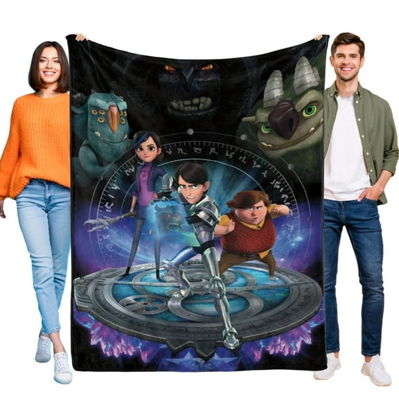 Trollhunters Throw Blanket Gifts for Fans Lover Girls Boys Women Present Hoodie Him Bed 60"x80"