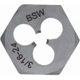 thumbnail image 1 of HUGFEGWE Hex Rethreading Die, BSW 3/16-24 Carbon Steel Thread Die, Hex Rethreading Die Machine Thread Die, Hexagon Taper Pipe, 1 Pcs CJB91-22856, 1 of 7