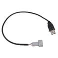 thumbnail image 3 of USB Adapter Cable 4Pin/USB For Kia For Hyundai For Sonata KX3 For KX5 For Sorento For Tucson Audio To-Android 4-hole USB Cable, 3 of 9