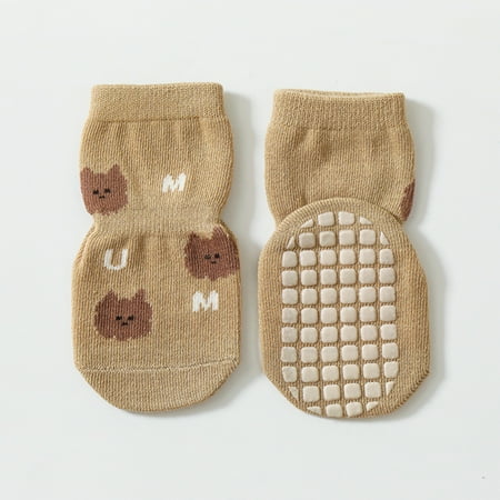 

Boys And Girls Cartoon Character Pattern Warm Toddler Shoes Indoor Floor Socks Non Slip Fashion Toddler Shoes Breathable Cartoon Warm Toddler Shoes