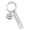 TF0005 Keyring, Silver, variant on Metal Keyring with Sunflower Design Inspirational Gift for Best Friends and Sisters Personalized Engraving Keyring