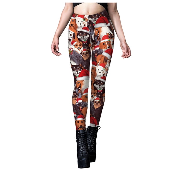 WILLBEST Mono con Estampado Navideño para Mujer con Pantalones, Atuendo Festivo, Cómodo, Elástico, Informal, para Fiestas de Temporada. Chica