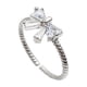 thumbnail image 5 of Anillo abierto de alta calidad con diseño de nicho retro, anillo de estilo frío moderno para mujer, anillo de cola simple y elegante, 5 of 5