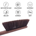 thumbnail image 6 of Hand Broom Cleaning Brushes-Soft Bristles Dusting Brush for Cleaning Car/Bed/Couch/Draft/Garden/Furniture/Clothes,Wooden Handle, 6 of 6