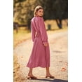 thumbnail image 2 of Vestido PRETTYGARDEN XXL Manga Larga Escote en V Rosa, 2 of 8