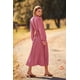 thumbnail image 2 of Vestido PRETTYGARDEN XXL Manga Larga Escote en V Rosa, 2 of 8