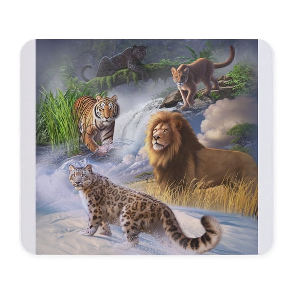 CafePress - Big Cats Mousepad - Non-slip Rubber Mousepad, Gaming Mouse Pad