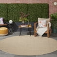 thumbnail image 4 of Nourison Tulum 8' x Round Taupe Outdoor Rug, 4 of 10