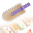thumbnail image 2 of 4/3/2/1pcs Silicone Popsicle Molds, Homemade Popsicle Mold Set, BPA Free Ice Cream Maker, Reusable Easy-Release Ice Cream Molds with Lids And Sticks for Homemade Flavored Popsicles, 2 of 9