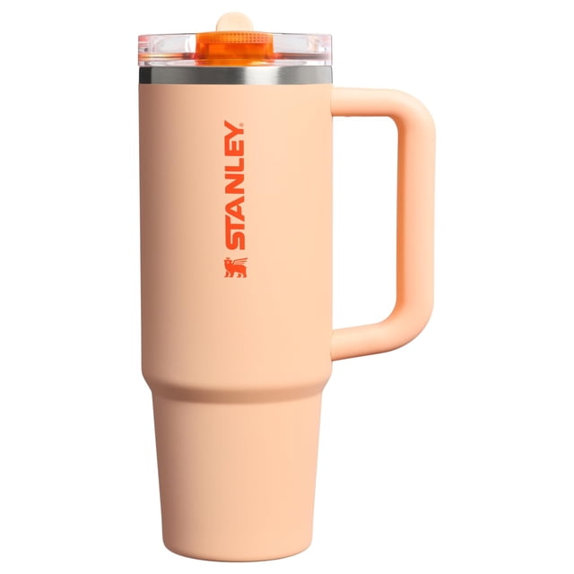 Vaso STANLEY Quencher ProTour Flip Straw, 900 ml, sorbete de naranja