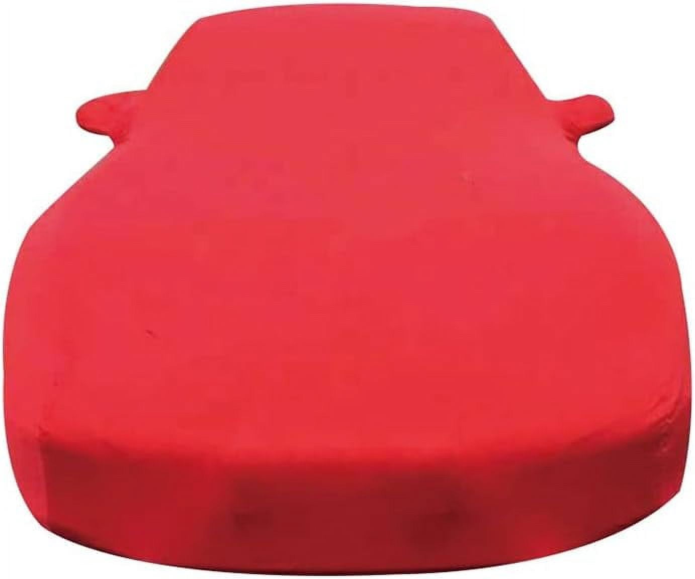 LAICAIW Indoor Car Cover Custom Fit Stretch Soft Fabric Compatible with Mercedes Benz S-Class Coupe (Red)