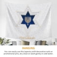 thumbnail image 2 of Tapiz Colgante De Pared De Poliéster, Decoración Del Hogar De Hanukkah, Tapiz Impreso Único Para El Hogar Para Dormitorio, Sala De Estar, Regalo De Fiesta Scienceny HA027037-02, 2 of 6