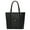 Black, variant on Leather Tote Bag Women Weekender Shopper Handbag Travel Purse Large Top Handle Satchel
