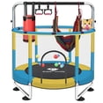 thumbnail image 1 of Trampolín Infantil de 55 Pulgadas – Certificado – Mini Trampolín con Red de Seguridad – 181 kg – Ajustable – Interior y Exterior, 1 of 6