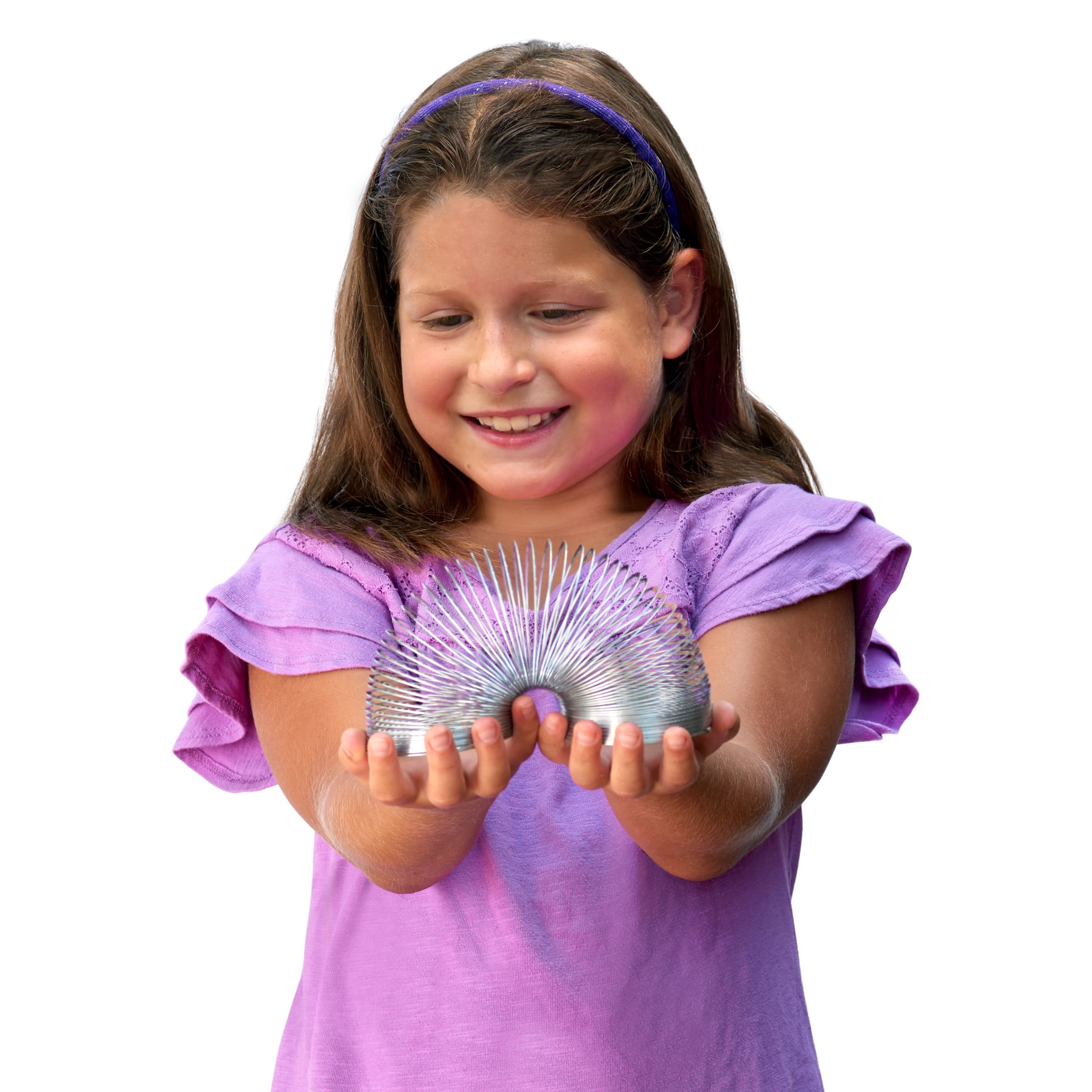 (2 pack) The Original Slinky Walking Spring Toy, Metal Slinky, Fidget Toys, Kids Toys for Ages 5 up (图3)