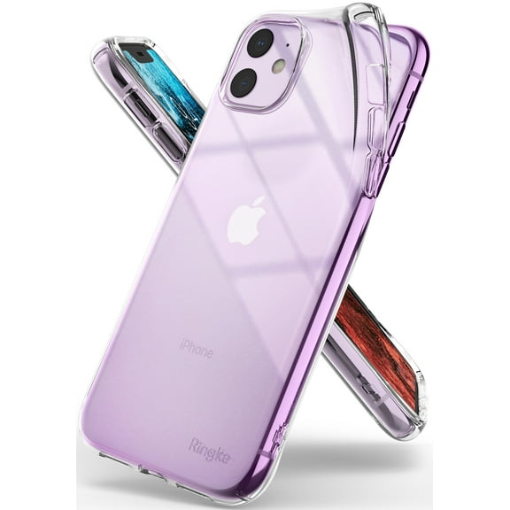 Ringke Air Case Compatible with iPhone 11, Lightweight & Thin Flexible TPU Scratch Resistant Cover - Clear