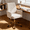 White, variant on Gewnee 24.8''Office Chair,Memory Foam Seat Cushion with Waist Support,Adjustable Height,Golden Metal Base.White
