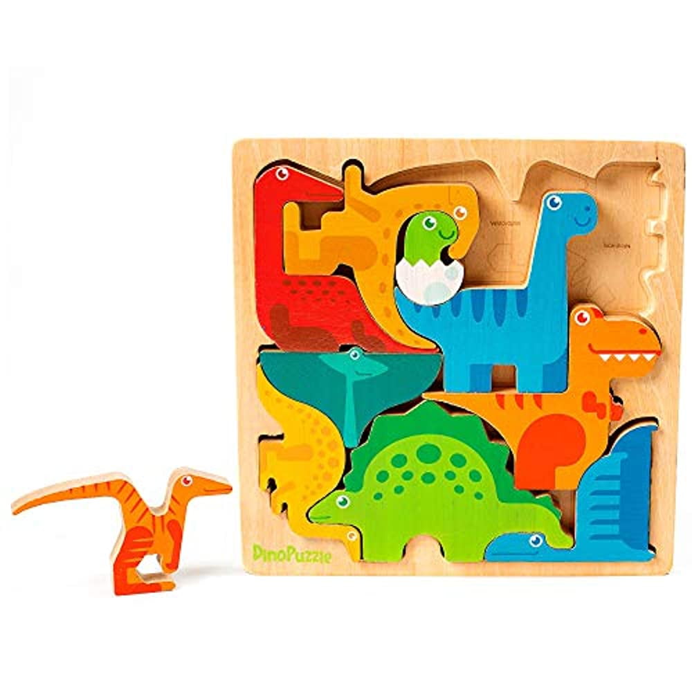 IPHUNGO Dinosaur Toys 4 in 1 Including Painting Dinosaurs 3D Puzzles Eggs and Fossils Jurassic World Dinosaurs Arts and Crafts for Kids Birthday Party Games Gifts for Boys Girls Age 4 5 6 7 8 9