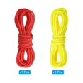 thumbnail image 3 of Unique Bargains Archery D Loop Rope 10 FT, 2 Pack Bow String Release Nock Wire Nocking Loop Ring, Yellow Red, 3 of 4