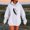 A01_White, variant on Women’s Feather Print Hoodies Relaxed Fit Long Sleeve Sweatshirt Drawstring Adjustable Pullover Sweater Blouses Ultra Soft Hoodies Drawstring Adjustable Blouse Tops with Kangaroo Pocket for Women