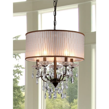 Warehouse of Tiffany Scott Classic Antique Bronze Chandelier