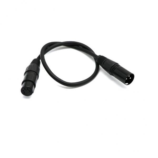5-Pin Hembra a 3-Pin Macho XLR Adaptador DMX Baoblaze 5 piezas