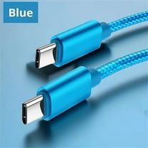 USB-C to USB-C Cable 60W [10ft], USBC Type C Charging Charger Cord Compatible with Samsung Galaxy S22/S21/S20 Ultra, Note 20/10, MacBook Air, iPad Pro, iPad Air 4, iPad Mini 6, Blue