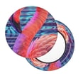 thumbnail image 2 of Daiia Digital Flamingo Vibrant Art Stool Covers Round,Round Bar Stool Covers Waterproof Bar Chair Covers Washable Stool Cushion Slipcover for 12-14 Inch Chair-13 inch, 2 of 7
