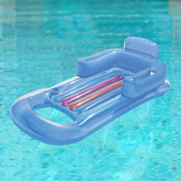 Silla Inflable Para Piscina En Forma De U – Flotador Grande Y Resistente Para Adultos – Diseño Ergonómico Para Relajarse En Agua