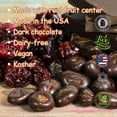 thumbnail image 4 of Dark Chocolate Covered Cranberries by Its Delish, 10 lbs Bulk Bag  Gourmet Dark Chocolate Cranberries, Healthy Snacks Chocolate Fruit, USA Made, Vegan, Kosher, 4 of 7