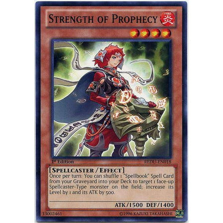 YuGiOh Return of the Duelist Common Strength of Prophecy REDU-EN018