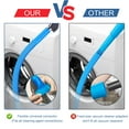 thumbnail image 4 of UHIAGREE 2 Pieces Dryer Vent Cleaner Tools Kit,Dryer Lint Brush and Vacuum Hose Attachment(Blue), 4 of 6
