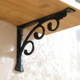 thumbnail image 4 of 5 x 2 soportes para estantes de pared Sunnimix 25x20cm Soporte de estante de pared, 4 of 8