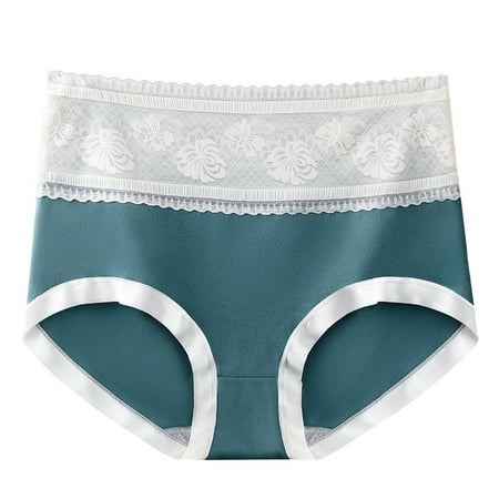 Bigersell High Waist Underwear Women Clearance Women s Briefs Boyshort Thongs Panty Style P-498 Cotton Boyshort Panties Seamless Thongs Briefs Mid Waist Women Cheeky Panties Army Green L