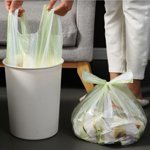 Bowayaoa Heavy Duty Plastic Trash Bags, Drawstring Garbage Bags, Leak Proof Kitchen Trash Bags, Strong Rubbish Bags, Disposable Waste Bags