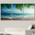 thumbnail image 2 of wall26 - Sunset on Seychelles Beach - Canvas Art Wall Art - 24"x36"x3 Panels, 2 of 5