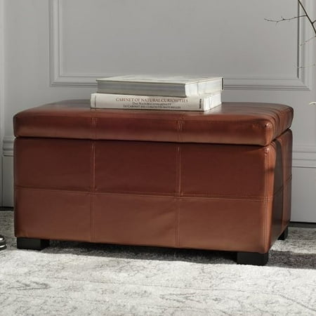 Safavieh Maiden Leather Ottoman