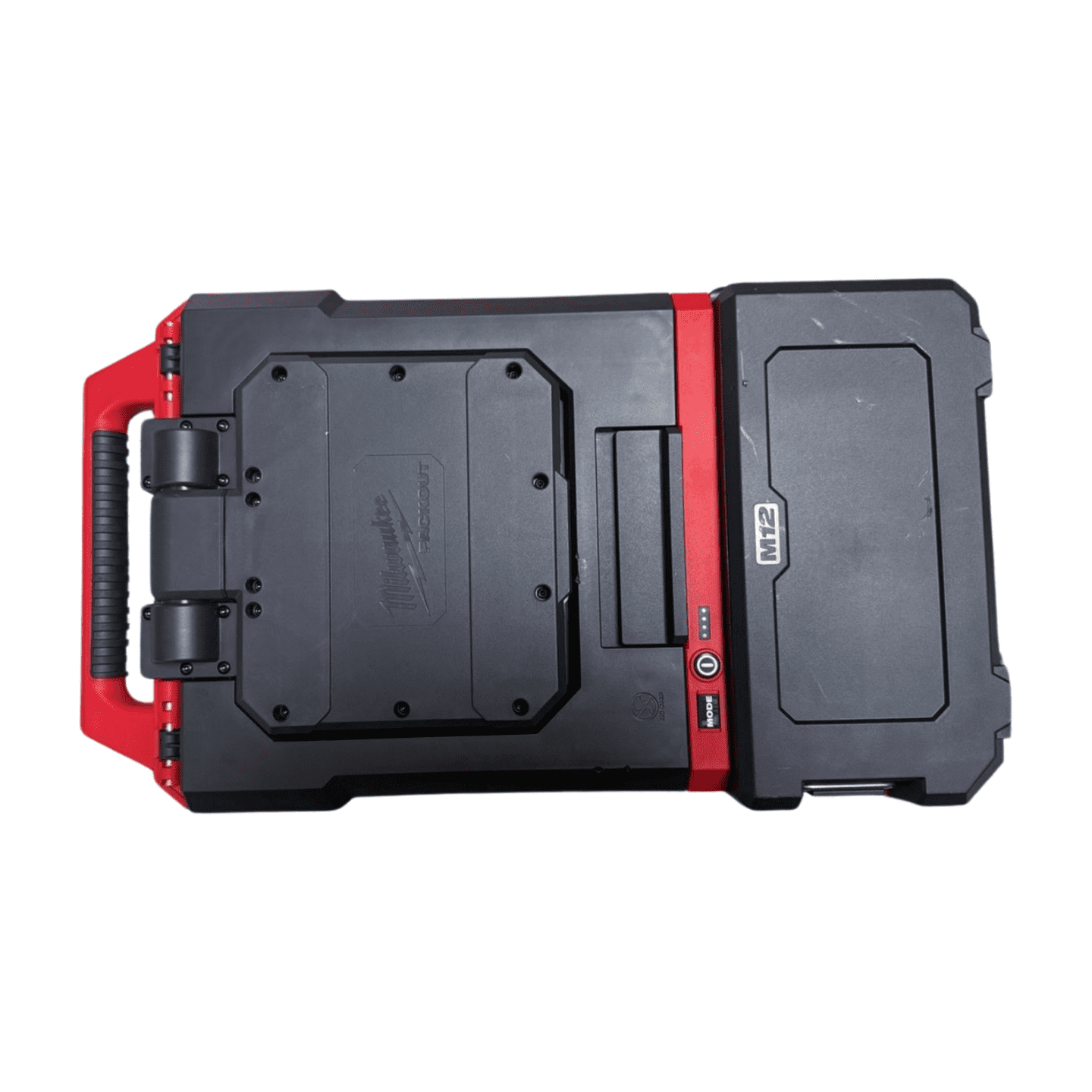 Open Box Milwaukee Tool M12 PACKOUT FLOOD LIGHT W/ USB CHARGING